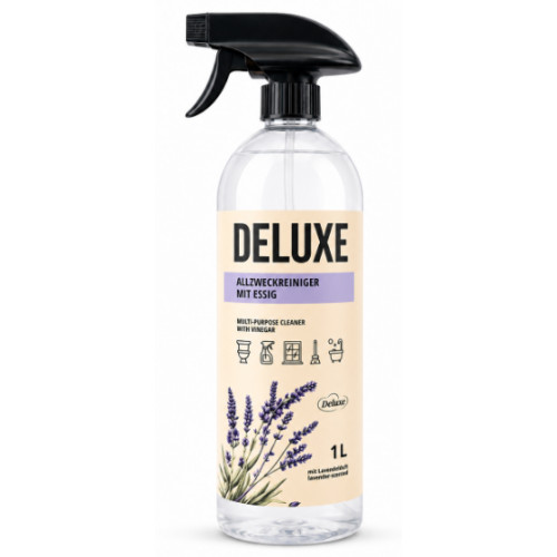 Універсальний засіб для чищення з оцтом Deluxe Allzweckreiniger Lavendel, 1 л